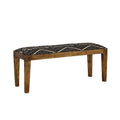 Natural Rectangular Upholstered Bench