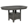 The Gray Barn Bracken Hill Medium Grey Dining Table With Extension Leaf