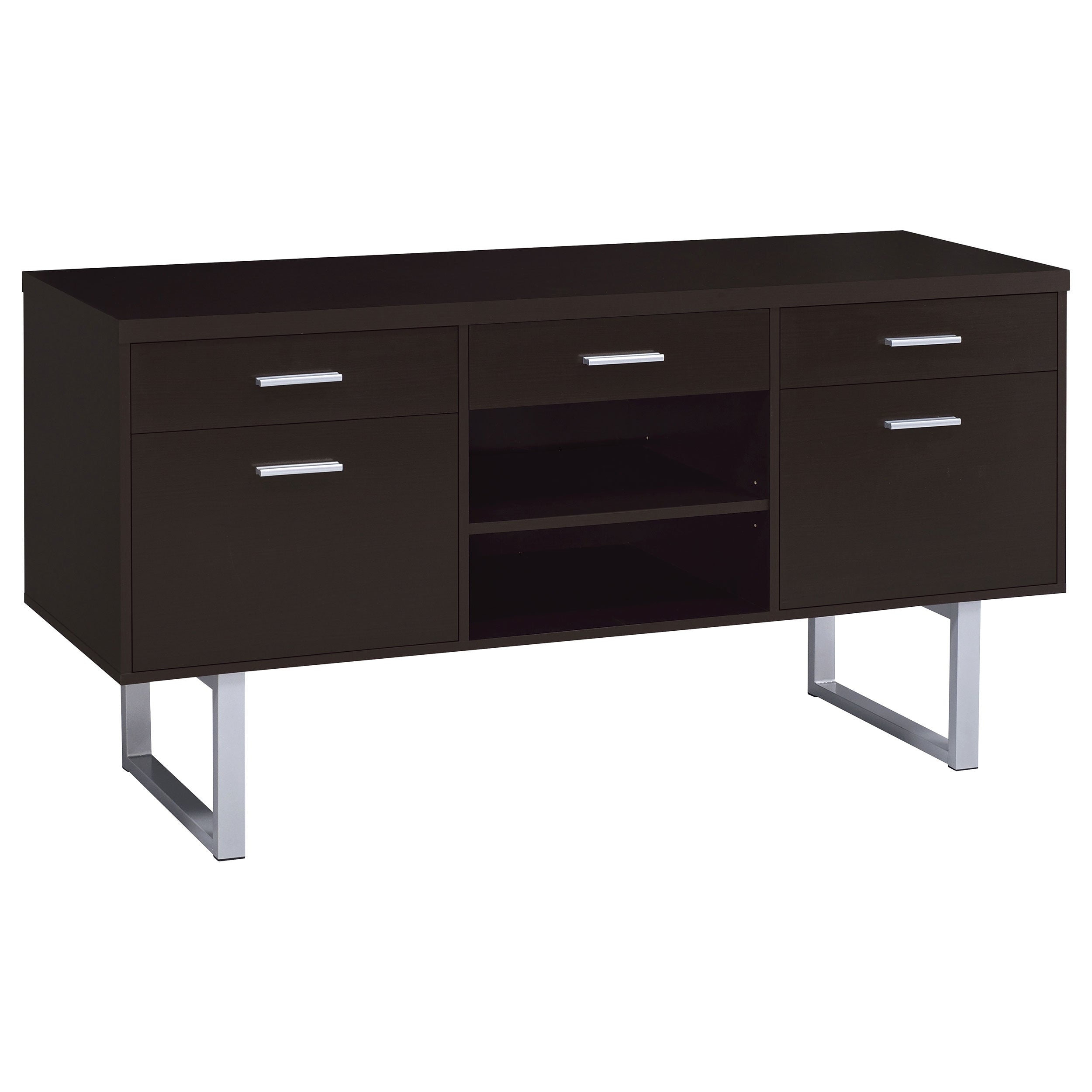 Glavan Cappuccino 5 Drawer Credenza