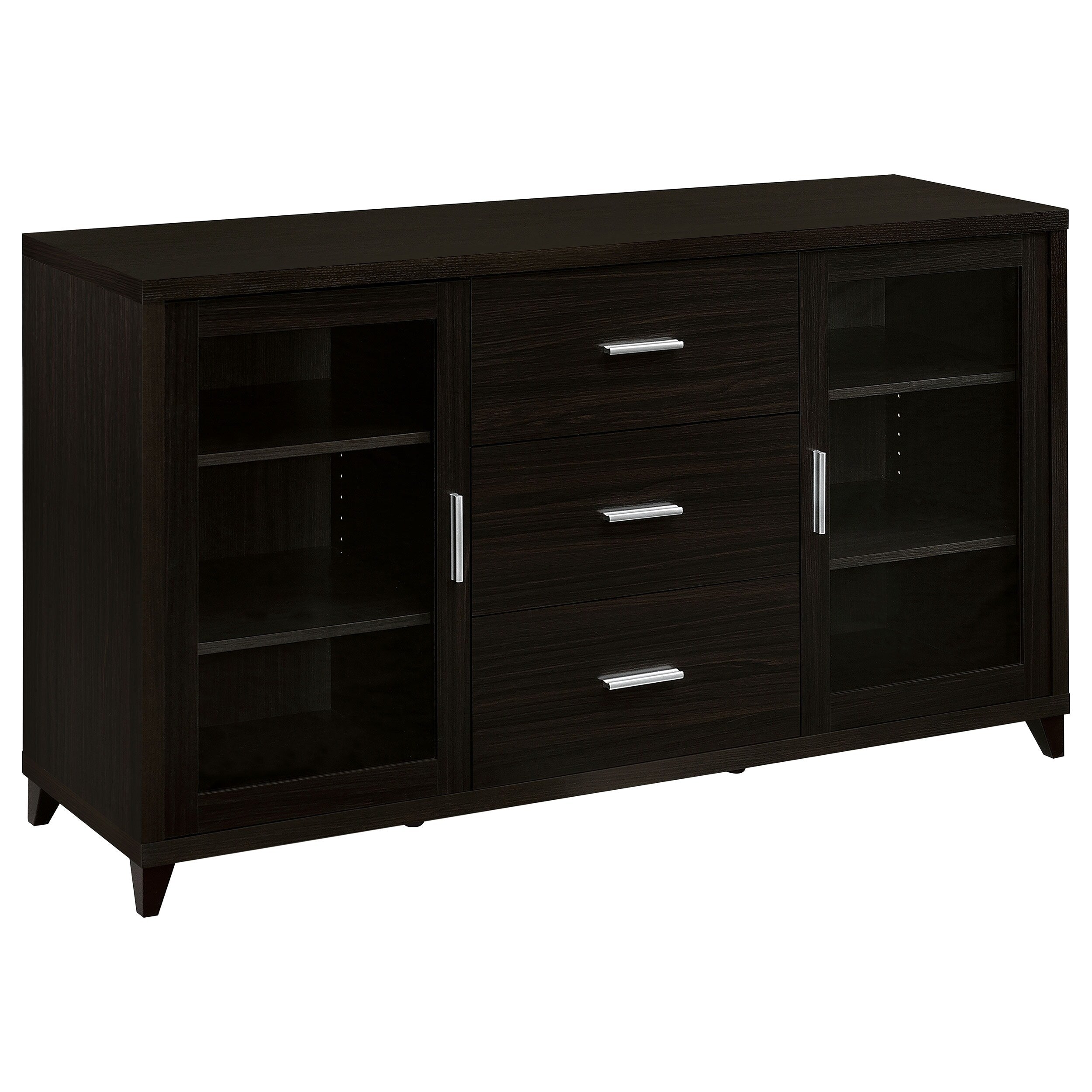Contemporary Cappuccino Tv Console