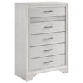 Miranda Modern 5 Drawer Chest With Hidden Jewelry Tray