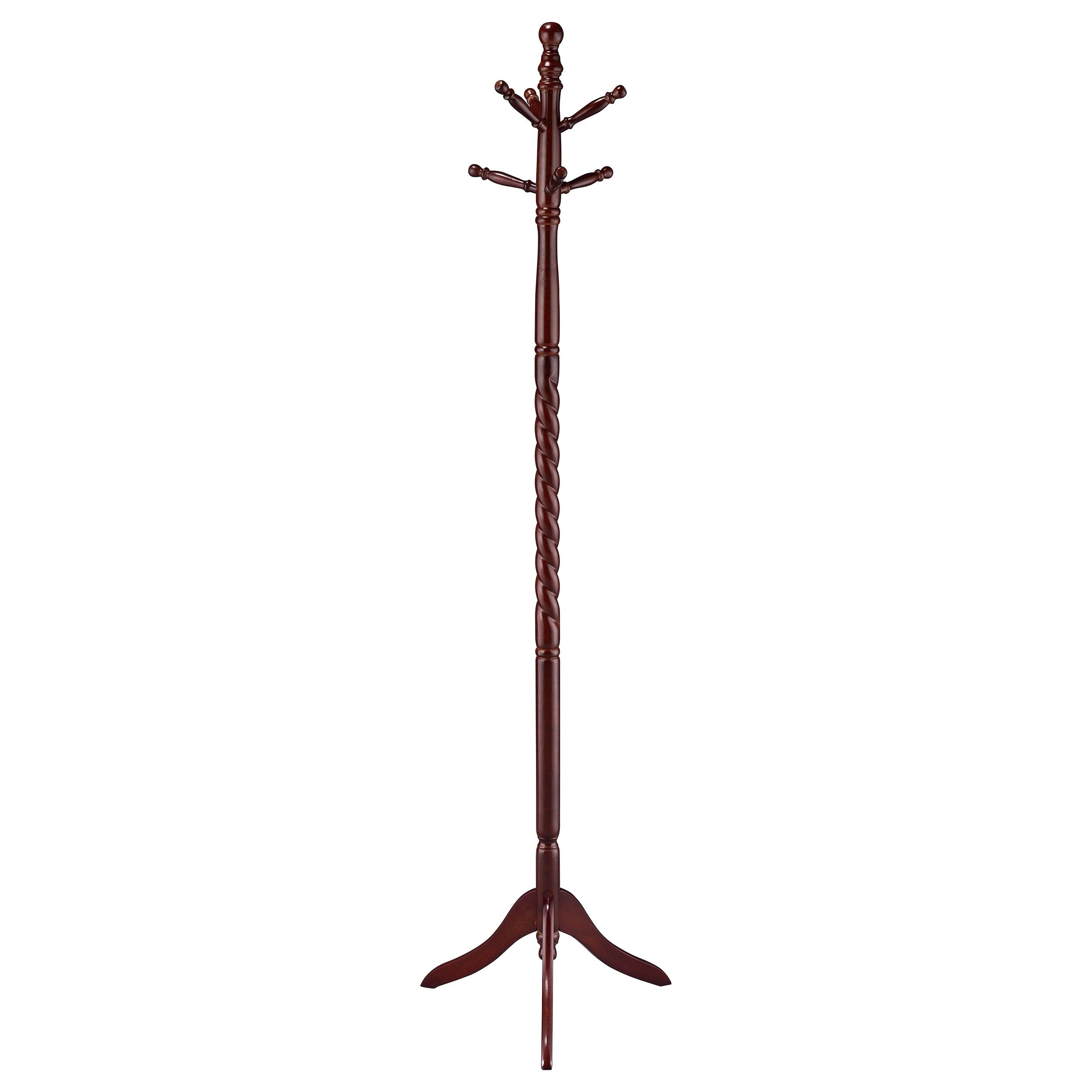 Coat Rack With Twist Center Cherry