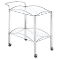 Silver Orchid Olivia Chrome Serving Cart