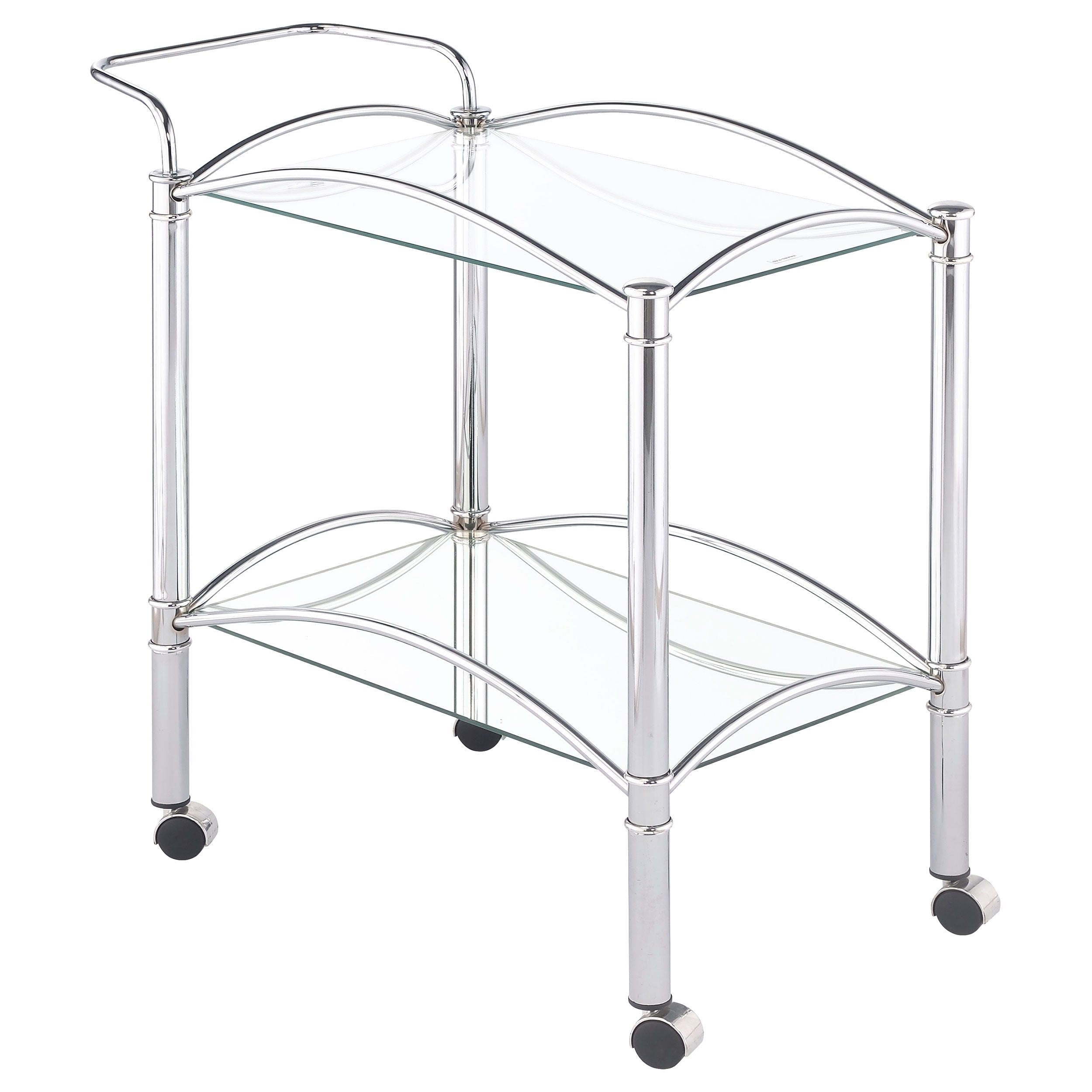 Silver Orchid Olivia Chrome Serving Cart
