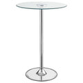 Contemporary Chrome Led Bar Table