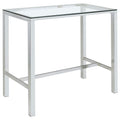 Contemporary Glass Bar Table
