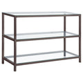 Coaster Company Glass And Metal Sofa Table