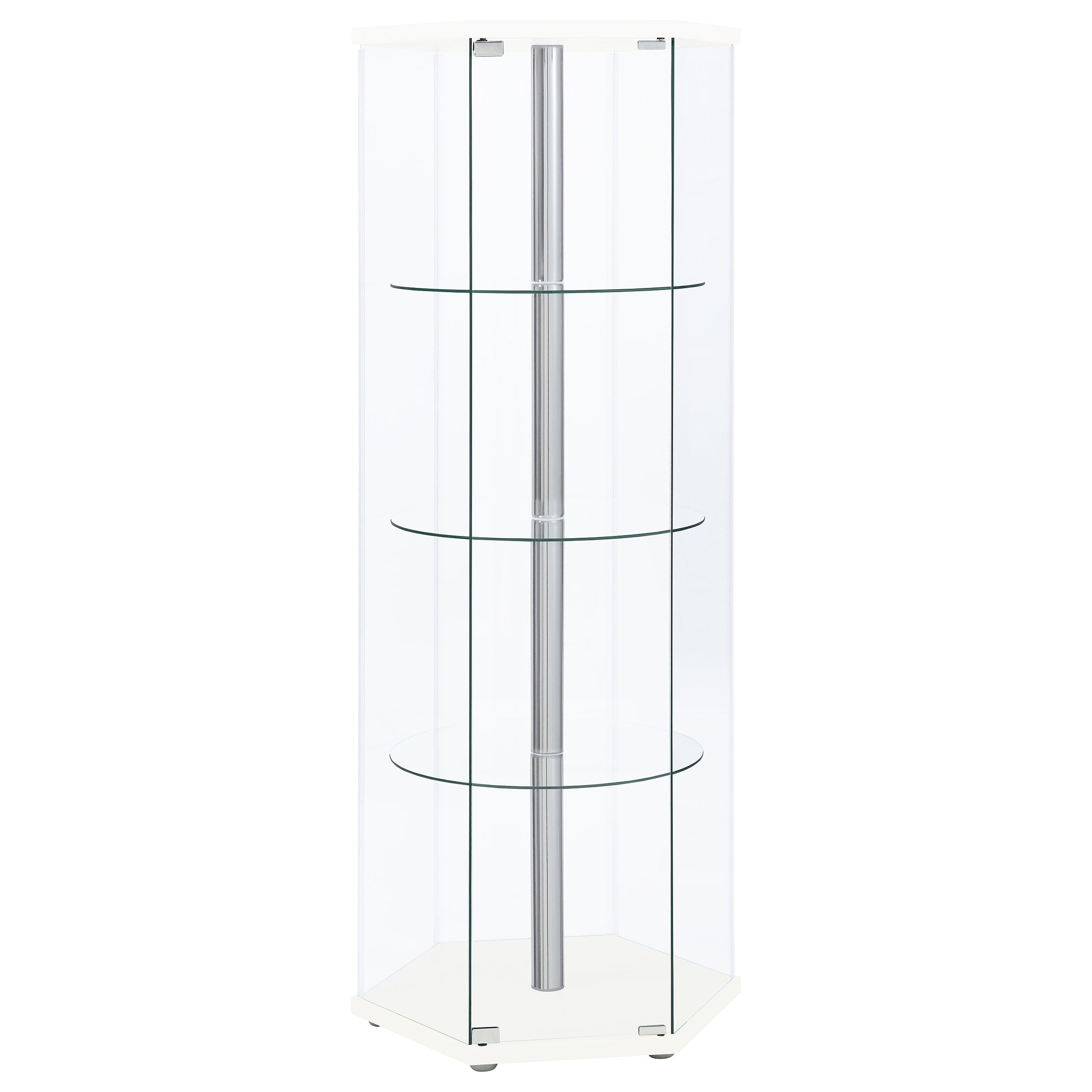 Strick Bolton Laure Hexagonal Curio Cabinet
