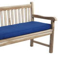 Cobalt Blue Indoor Outdoor Corded Bench Cushion