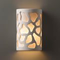 Cobblestones Ceramic Bisque 2 Light Ada Wall Sconce