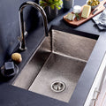 Cocina Hammered Brushed Nickel 30 Inch Undermount Kitchen Sink Brushed Nickel