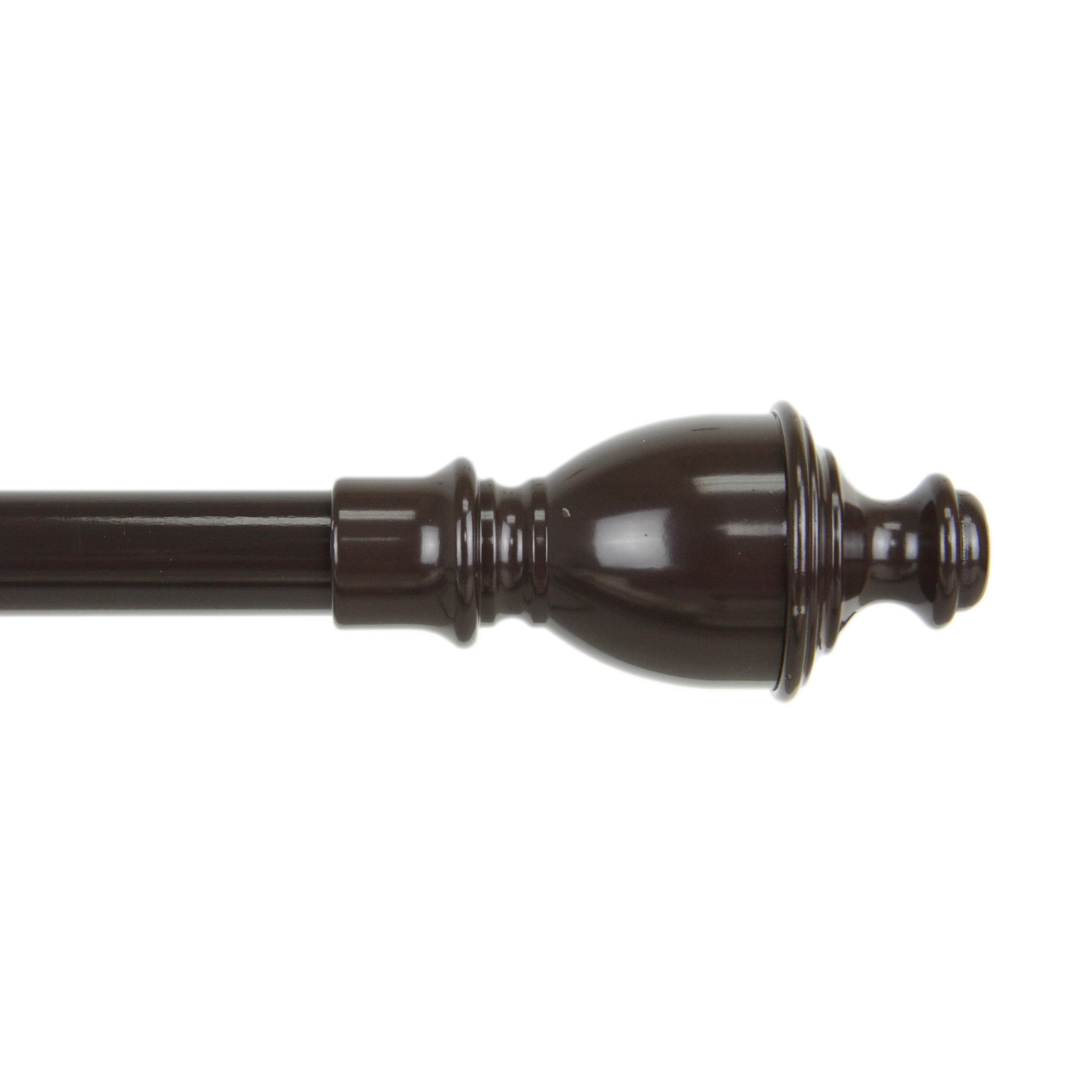 Instyledesign Cocoa Lantern Adjustable Curtain Rod Set