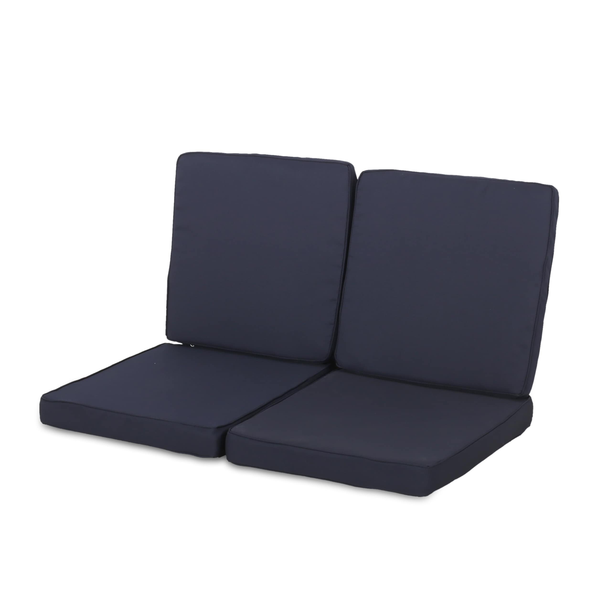 Coesse Outdoor Water Resistant Fabric Club Chair Cushions Set Of 2 By Christopher Knight Home