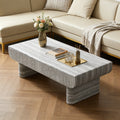 Coffee Table Center Table Side Table With Fluted Drawer Sofa Table End Table Decorative Table For Living Room