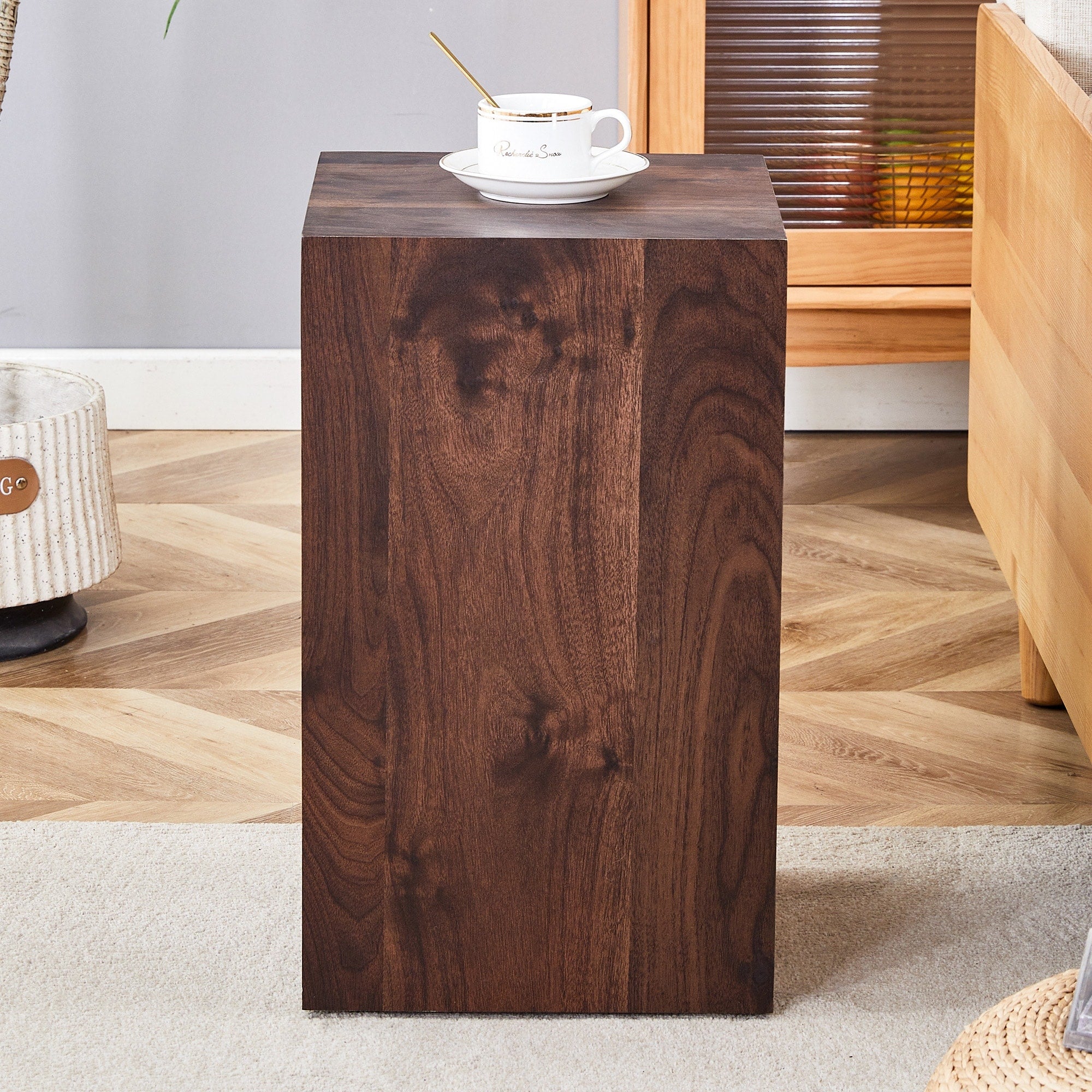 Coffee Table Side Table Sofa Table For Living Room Walnut Decorative Table End Table Cocktail Table