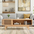 Coffee Table Living Room Tables Modern Table With Storage Mid Century Farmhouse Wood Coffee Table For Living Room