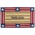 Coir Welcome Stars And Stripes Doormat