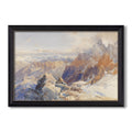 Col Du Geant 1903 Edward Theodore Compton Custom Framed Canvas