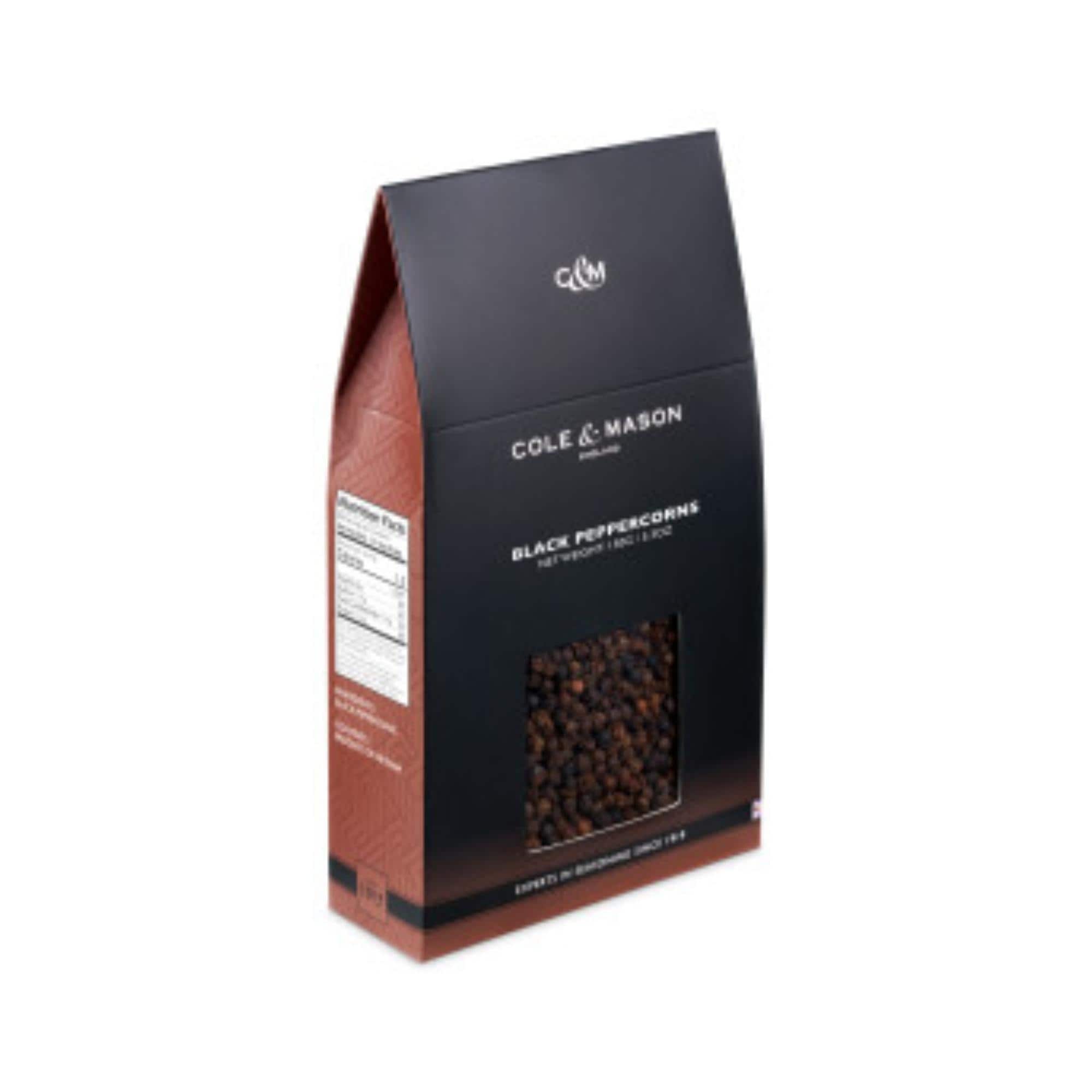 Cole Mason Black Peppercorns Box Refill 5.3Oz