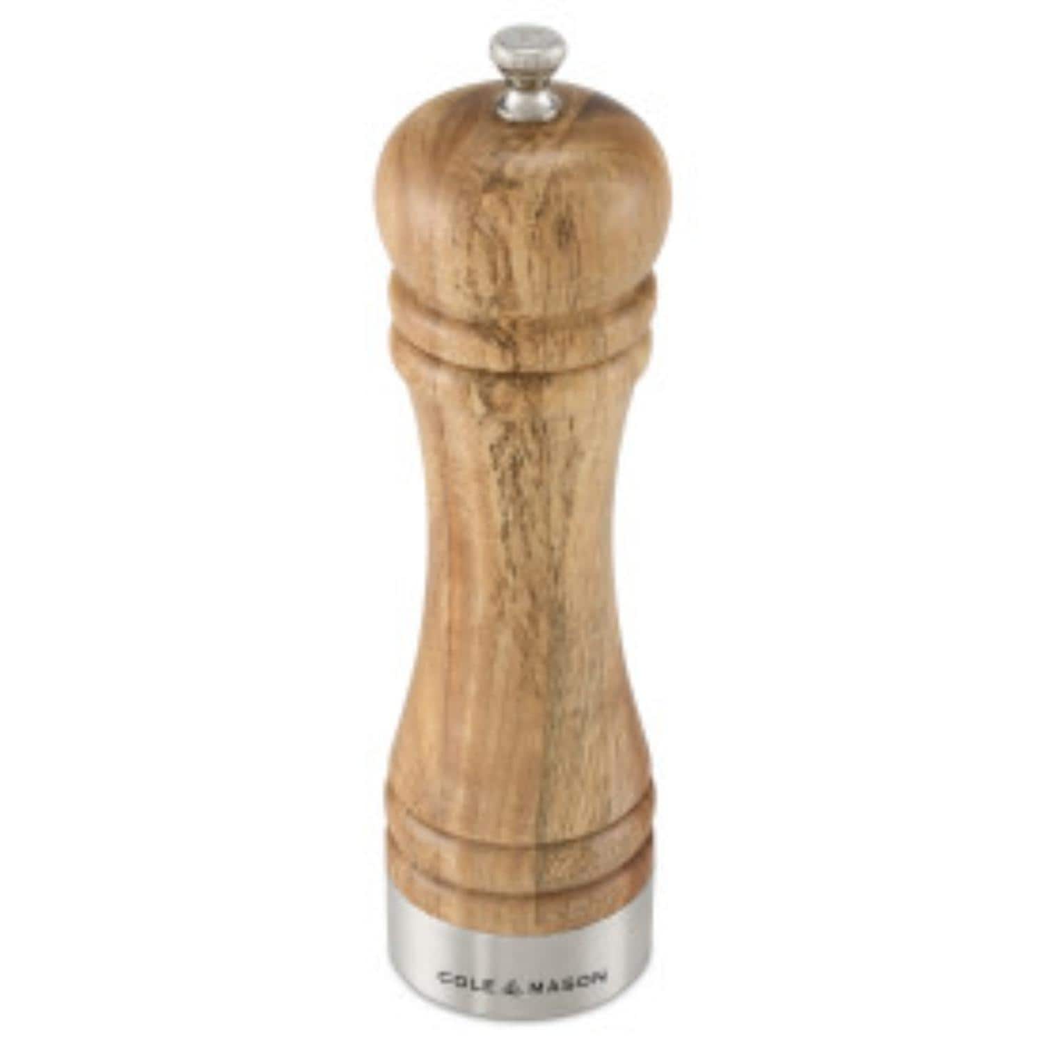 Cole Mason Camden Acacia Salt Or Pepper Mill 8