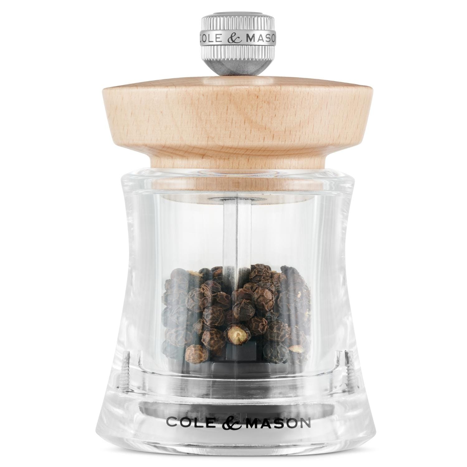 Cole Mason Holborn Natural Beech Pepper Mill 3.75