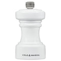 Cole Mason Hoxton White Gloss Pepper Mill 4