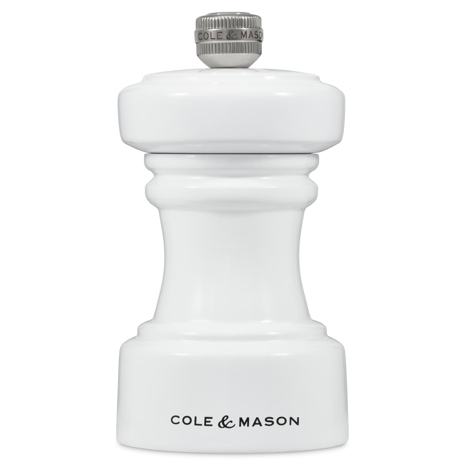 Cole Mason Hoxton White Gloss Pepper Mill 4
