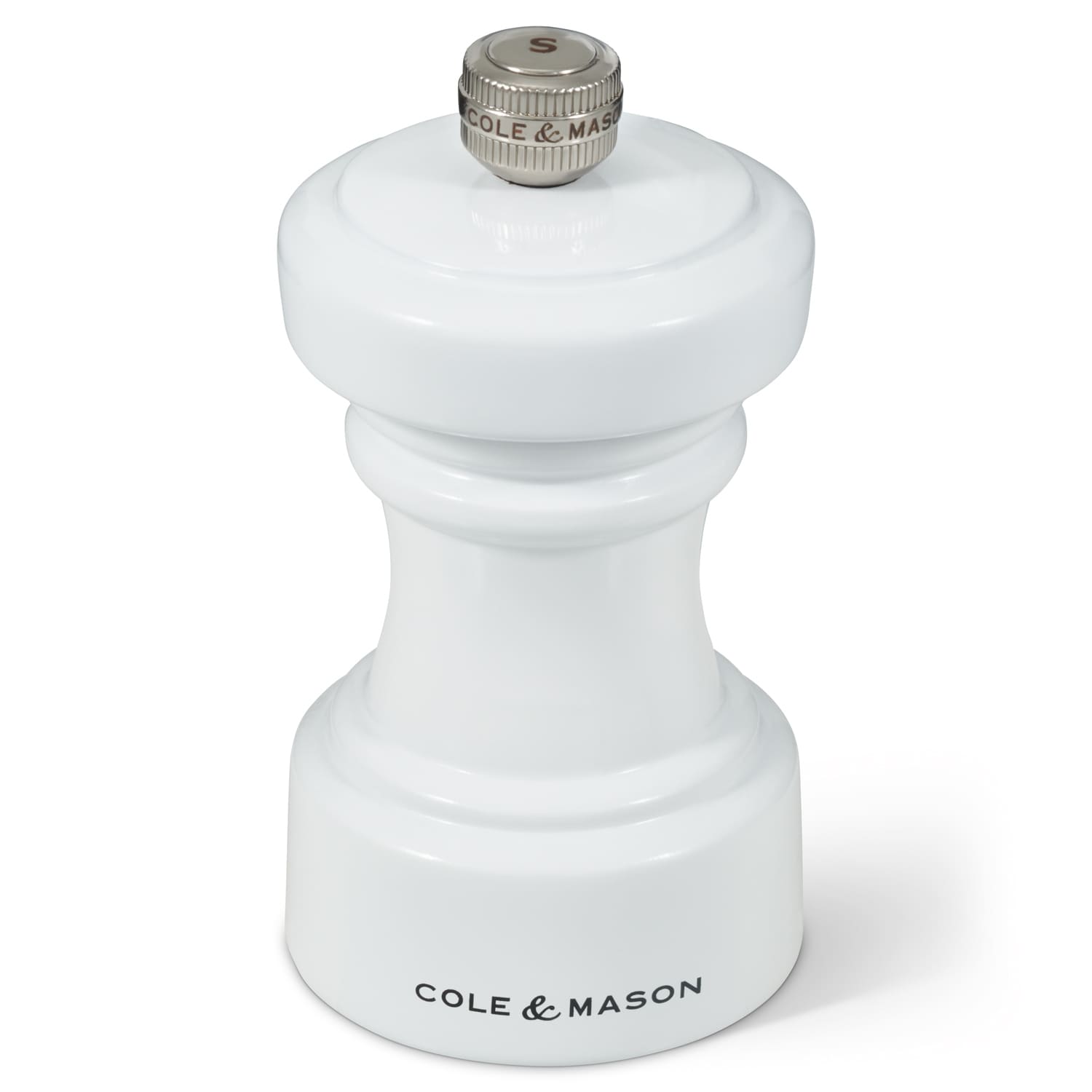 Cole Mason Hoxton White Gloss Salt Mill 4