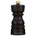 Cole Mason London Chocolate Wood Pepper Mill 5 Adjustable Grind Carbon Steel Mechanism