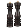 Cole Mason London Chocolate Wood Salt Pepper Mill Gift Set 8.5 .