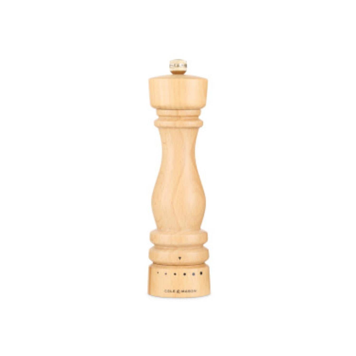 Cole Mason London Natural Beech Grind Select Pepper Mill 8