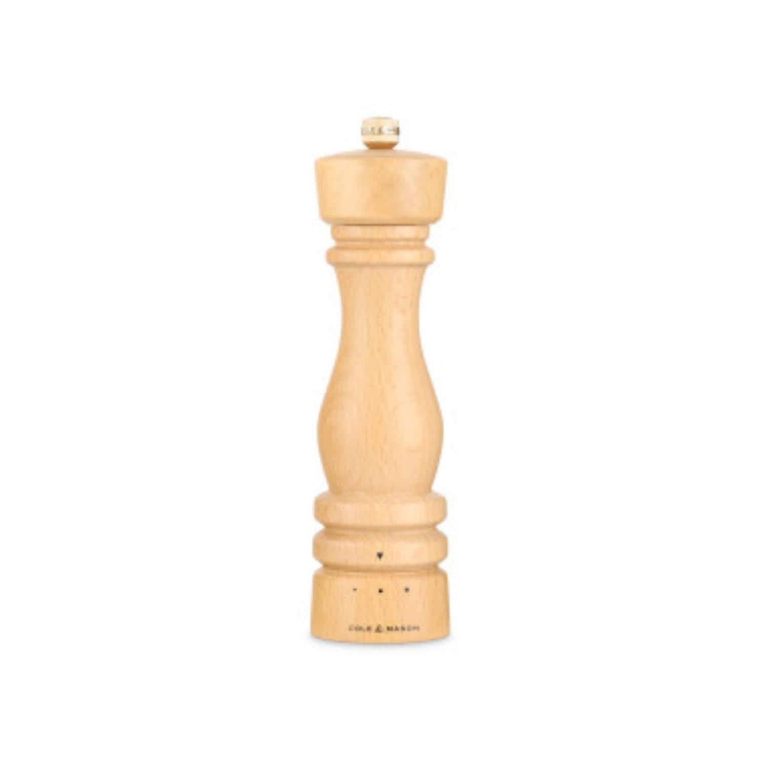 Cole Mason London Natural Beech Grind Select Salt Mill 8