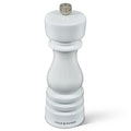 Cole Mason London White Gloss Salt Mill 7 Adjustable Grind Durable Ceramic Mechanism