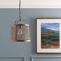 Colene Farmhouse Wire Mesh 1 Light Hanging Pendant 13.5 H X 13.5 W X 15.5 D
