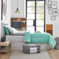 College Dorm Bedding Pack Twin Xl Yucca Hint Of Mint Color Set