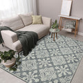 Collingwood Transitional Gray Hand Tufted Area Rug 8 X 11