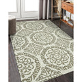 Collingwood Transitional Ivory Hand Tufted Area Rug 76 X 96