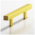 Colonial Bronze 507 Solid Metal 3 1 2 Center To Center Modern Satin Brass