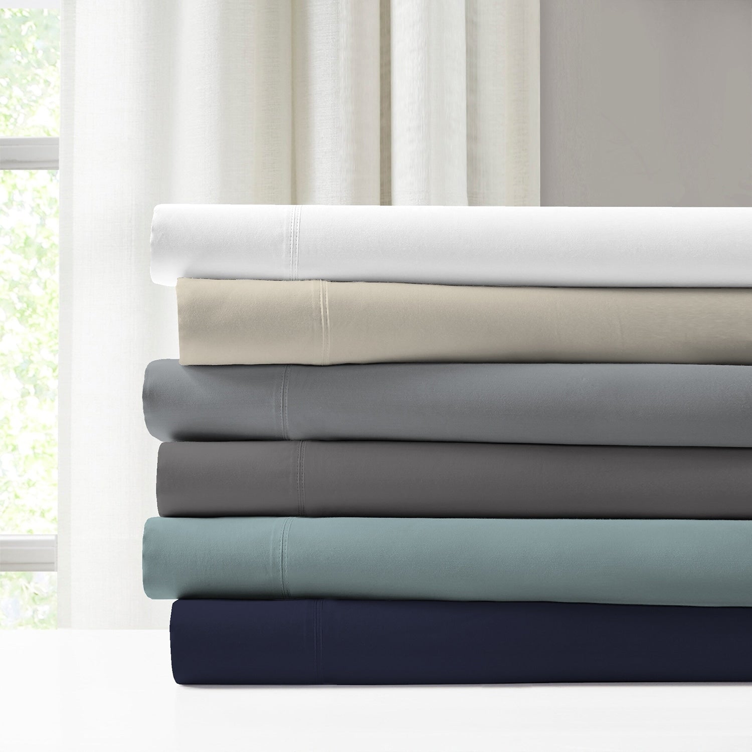 Color Sense Ultra Soft Wrinkle Resistant Microfiber Sheets