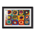 Color Study Squares With 1913 Wassily Kandinsky Custom Framed Print