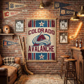 Colorado Avalanche Canvas Wall Tapestry