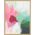 Colorful Whispers In Motion By Hannah Dawson Framed Mounted Canvas Wall Art Print
