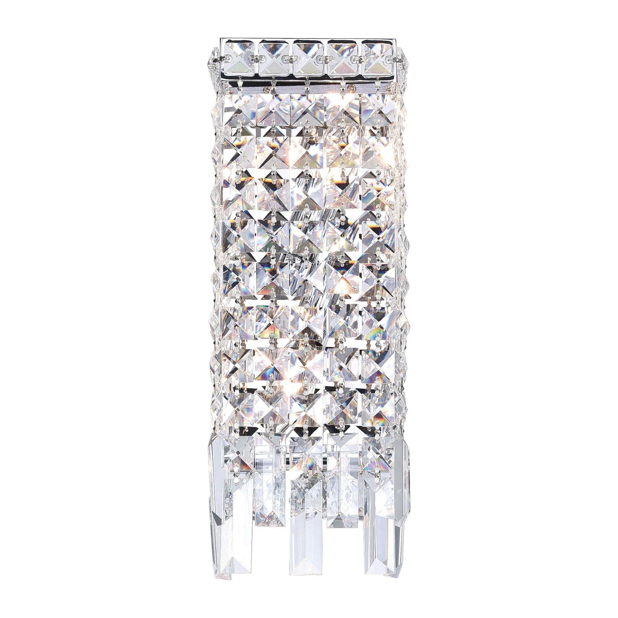 Silver Orchid Armstrong 2 Light Wall Sconce With Chrome Finish