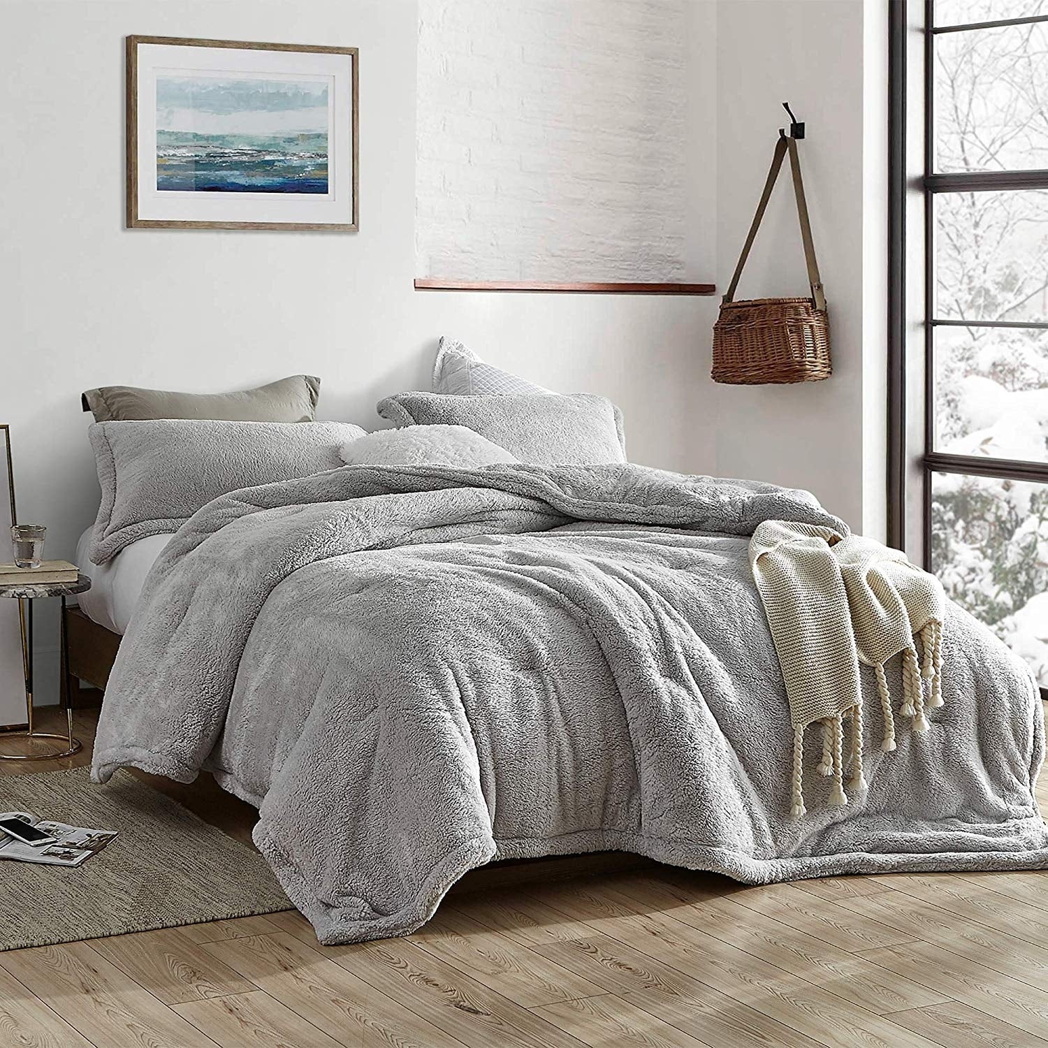 Coma Inducer Oversized Comforter The Original Plush Silver Stone