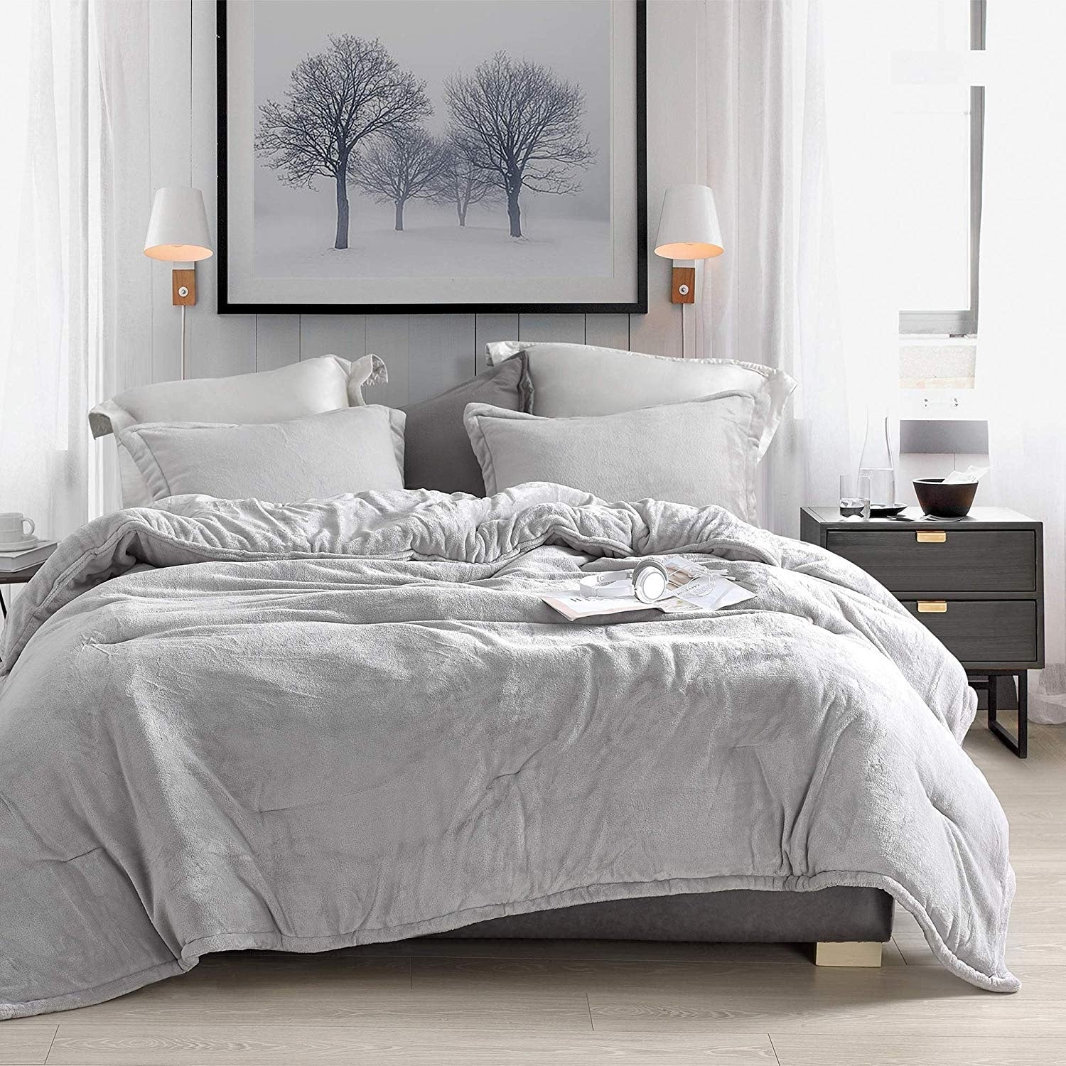 Coma Inducer Oversized Oversized Comforter Wait Oh What Tundra Gray