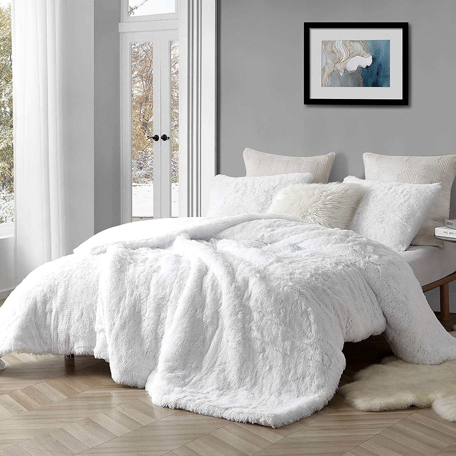 Coma Inducer Oversized Oversized Comforter Are You Kidding White