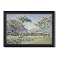 Comblat Le Chateau The Meadow 1887 Paul Signac Custom Framed Canvas