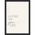 Come As You Are Scripture By Art Of Living Framed Mounted Canvas Wall Art Print