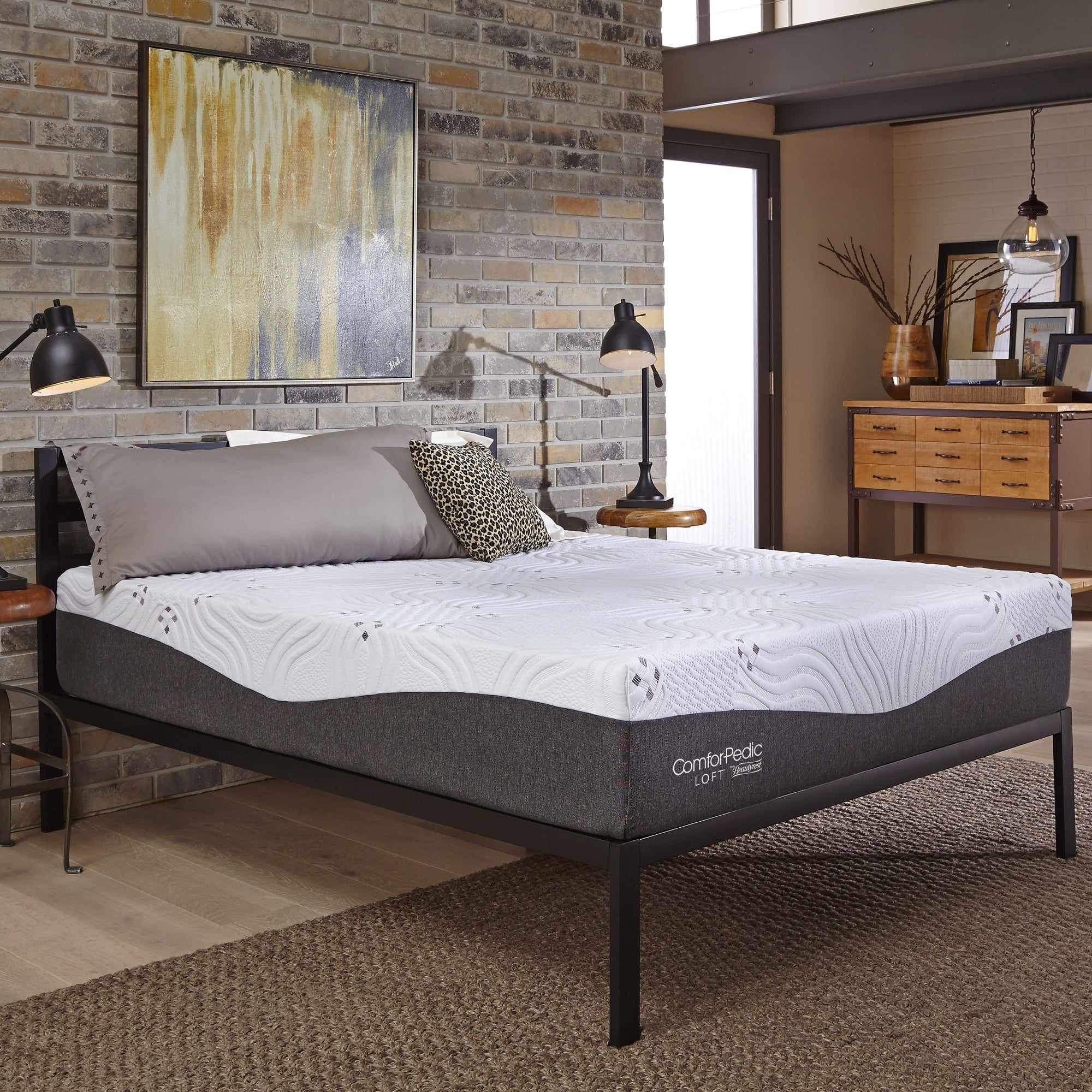 Comforpedic From Beautyrest Choose Your Comfort Nrgel Memory Foam 14 Inch King Size Mattress