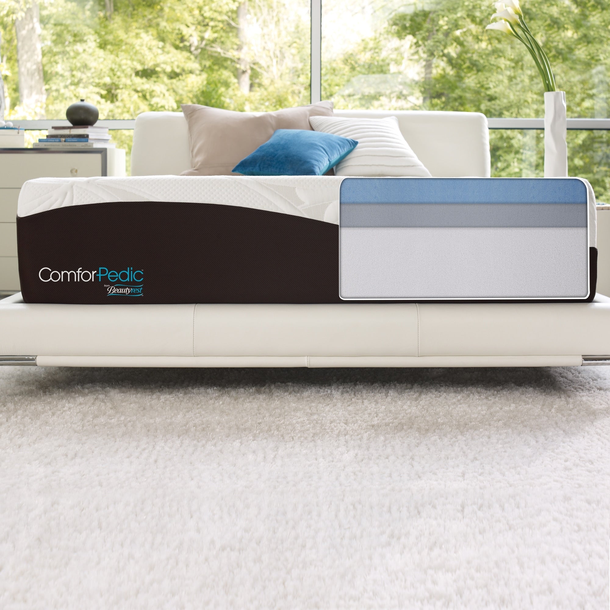 Comforpedic From Beautyrest Memory Foam 8 Inch Twin Size Mattress